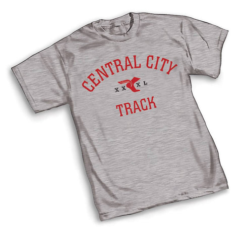 FLASH TV CENTRAL CITY TRACK MENS GRAY T-SHIRT BUNDLE (C: 1-1