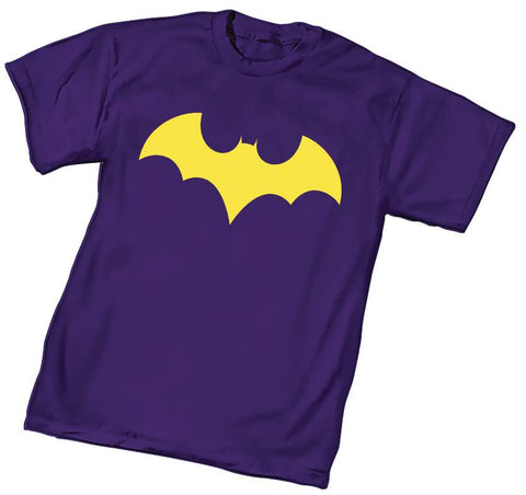 DC COMICS BATGIRL SYMBOL MENS PURPLE T-SHIRT BUNDLE (C: 1-1-