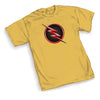 FLASH TV REVERSE FLASH SYMBOL MENS YELLOW T-SHIRT BUNDLE (C: