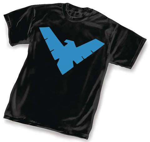 BATAMAN TAS NIGHTWING SYMBOL MENS BLACK T-SHIRT BUNDLE (C: 1