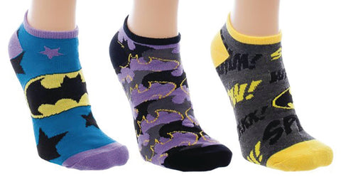 DC BATMAN 3PK ANKLE SOCKS (C: 1-0-2)