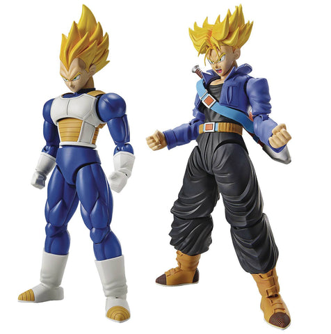 DBZ SUPER SAIYAN TRUNKS & VEGETA DX FIGURE-RISE MDL KIT (C: