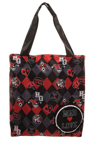 DC BATMAN HARLEY QUINN MAD LOVE PACKABLE TOTE (C: 1-1-2)