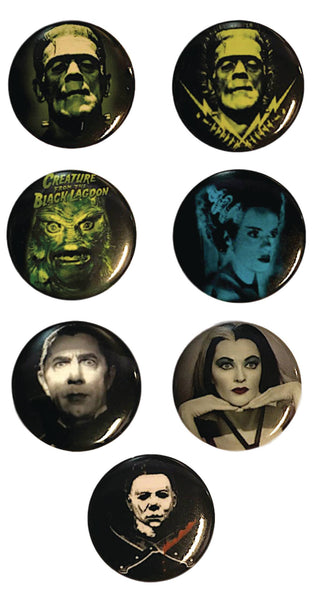 CLASSIC HORROR 1IN PIN 12PC ASSORTMENT (C: 1-1-2)