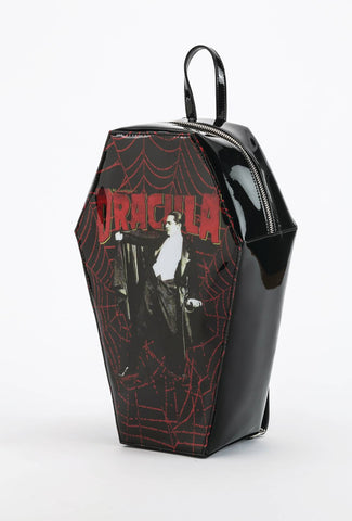 CLASSIC HORROR DRACULA COFFIN SHAPED BACKPACK (C: 1-1-2)