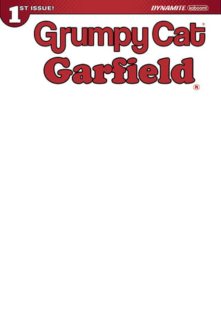 GRUMPY CAT GARFIELD #1 (OF 3) CVR J BLANK AUTHENTIX ED