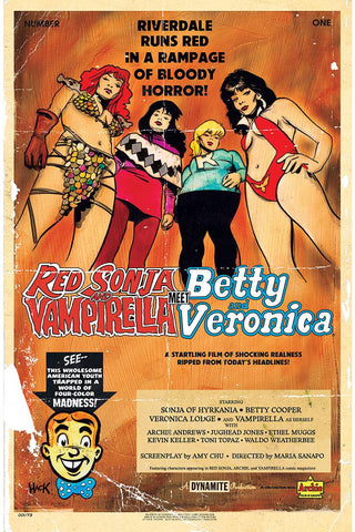 RED SONJA VAMPIRELLA BETTY VERONICA #1 CVR C HACK