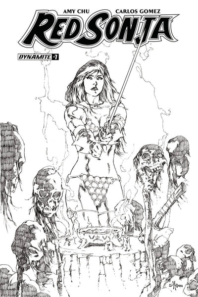 RED SONJA #7 CVR H 30 COPY RUBI B&W INCV