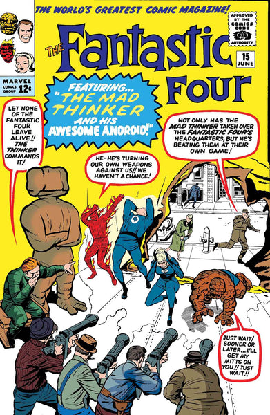 TRUE BELIEVERS FANTASTIC FOUR MAD THINKER DROID #1