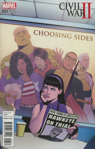 CIVIL WAR II CHOOSING SIDES #3 COVER B JAMIE McKELVIE VARIANT