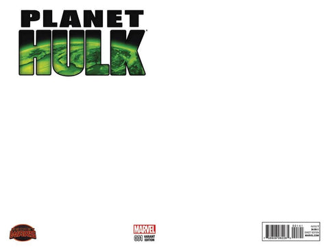 PLANET HULK #1 BLANK VARIANT