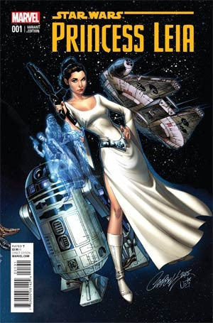 PRINCESS LEIA #1 CAMPBELL CONNECTING C VAR