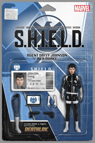 QUAKE SHIELD 50TH ANNIV #1 ACTION FIGURE VAR