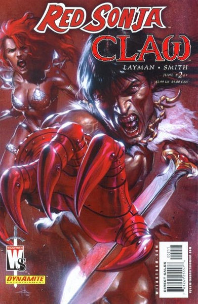 Red Sonja Claw  #2 Reg Cvr