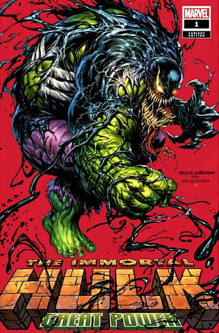 IMMORTAL HULK GREAT POWER #1 TYLER KIRKHAM 2 PACK EXCLUSIVE