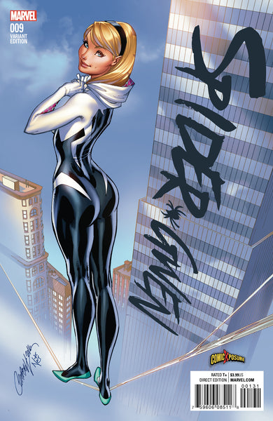 SPIDER-GWEN VOL 2 #9 J SCOTT CAMPBELL COMICXPOSURE COLOR EXCLUSIVE