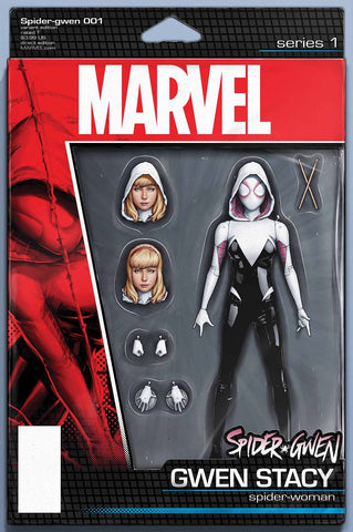 SPIDER-GWEN #1 CHRISTOPHER ACTION FIGURE VAR