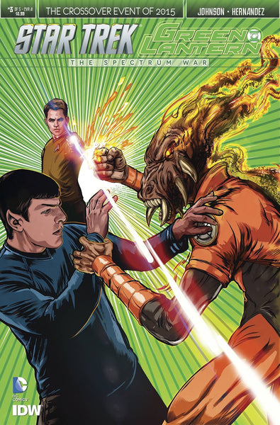 STAR TREK GREEN LANTERN #3 (OF 6) REG SHASTEEN