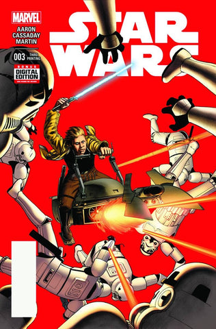 STAR WARS #3 CASSADAY 3RD PTG