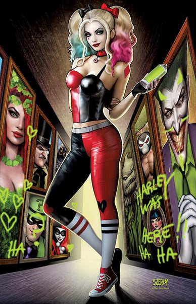 HARLEY QUINN 2022 ANNUAL #1 (ONE SHOT) CVR B NATHAN SZERDY CARD STOCK VAR