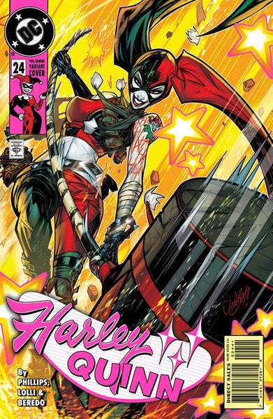 HARLEY QUINN #24 CVR C JONBOY MEYERS 90S COVER MONTH CARD STOCK VAR