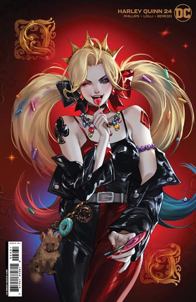 HARLEY QUINN #24 CVR D INC LESLEY LEIRIX LI CARD STOCK VAR