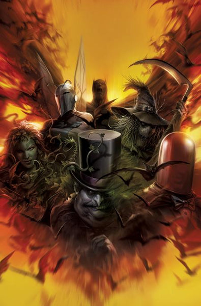 GOTHAM CITY VILLAINS ANNIVERSARY GIANT #1 (ONE SHOT) CVR G INC FRANCESCO MATTINA CARD STOCK VAR