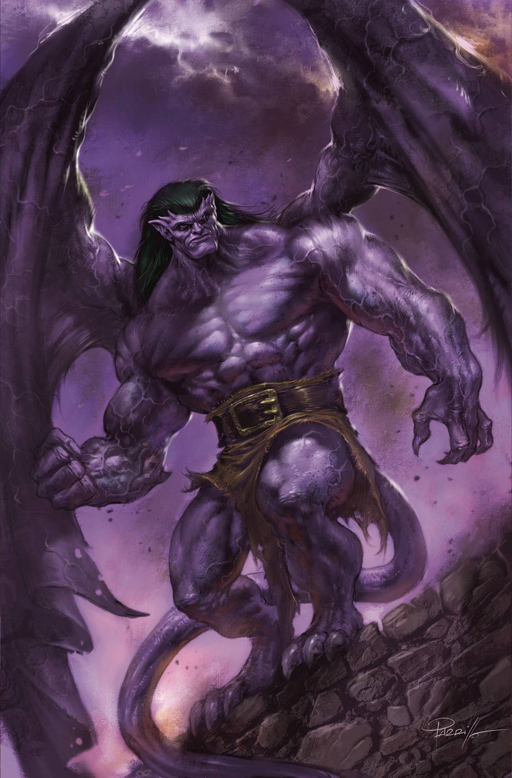 Gargoyles #1 Incv Parrillo Virgin virgin cover by Lucio Parrillo