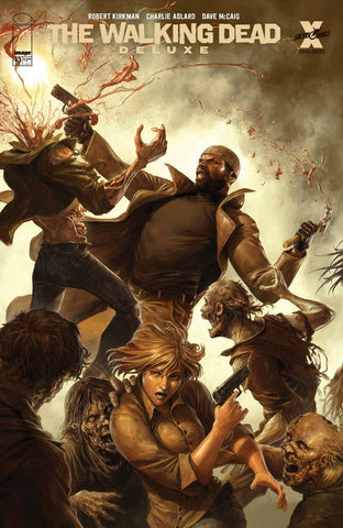 WALKING DEAD DLX #13 DAVE RAPOZA CONNECTING VARIANT (MR)