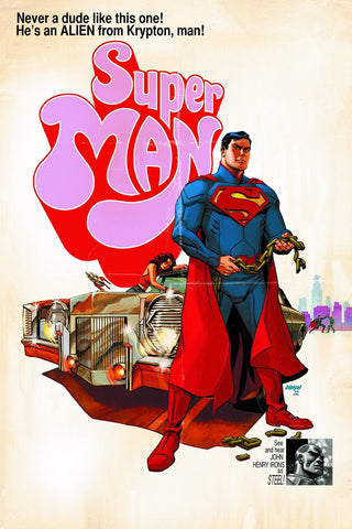 SUPERMAN #40 MOVIE POSTER VAR ED