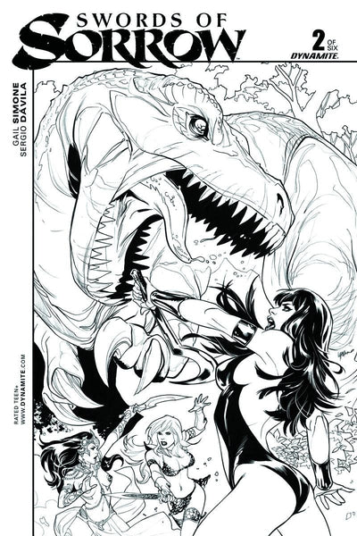 SWORDS OF SORROW #2 (OF 6) 20 COPY LUPACCHINO B&W INCVENTIVE