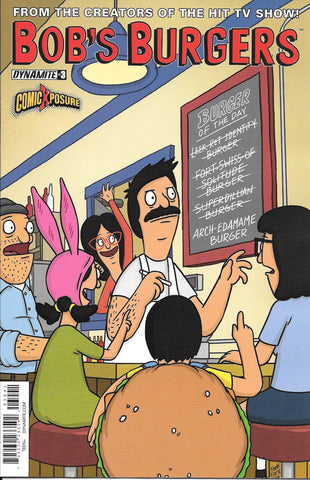 BOBS BURGERS ONGOING #3 COMICXPOSURE EXCLUSIVE