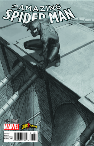 Amazing Spider-Man #15 Exclusive B&W Connecting Variant