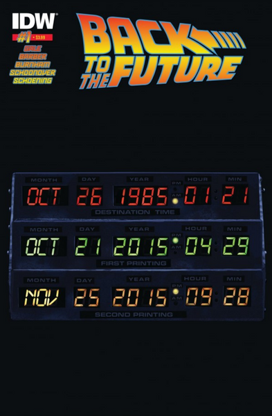 BACK TO THE FUTURE #1 (OF 5) 2ND PTG