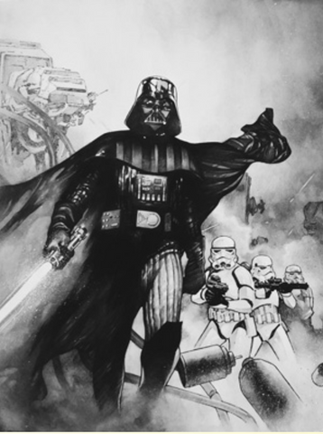 STAR WARS: VADER DOWN #1 DYNAMIC FORCES B&W EXCLUSIVE