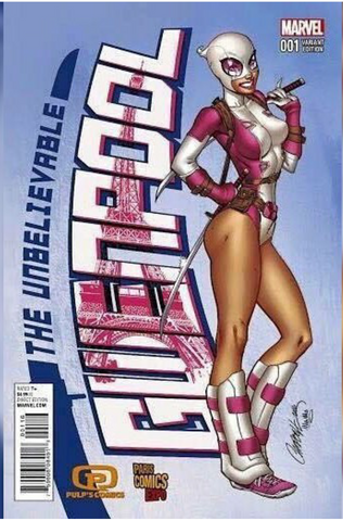 GWENPOOL #1 J SCOTT CAMPBELLL PARIS EXPO VARIANT