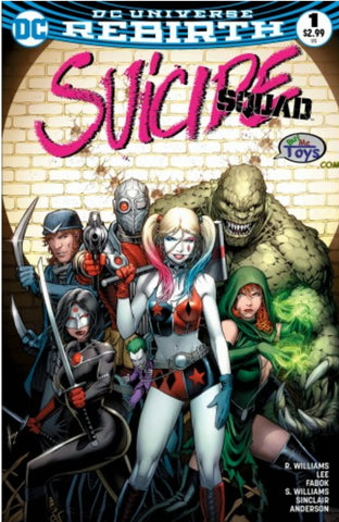 SUICIDE SQUAD VOL 4 #1 BUY ME TOYS DALE KEOWN VARIANT