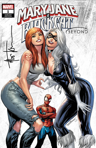 MARY JANE BLACK CAT BEYOND #1 TYLER KIRKHAM SIGNED EXCLUSIVE WITH COA