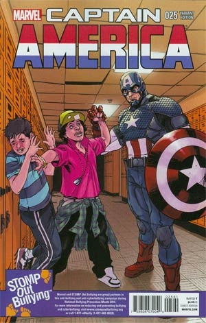 Captain America Vol 7 #25 Incentive Stomp Out Bullying Variant