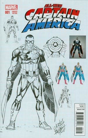All-New Captain America #1 Incentive Carlos Pacheco Variant Cvr