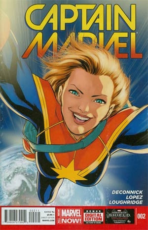 Captain Marvel Vol 7 #2 1st Ptg Regular David Lopez Cover