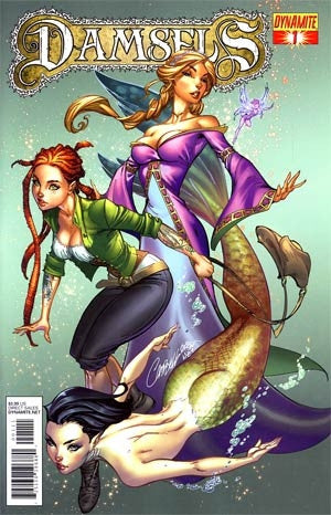 Damsels #1 1st Ptg Regular J Scott Campbell Cover