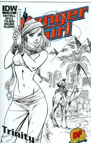 Danger Girl #1 DF Exclusive J Scott Campbell Variant Cover