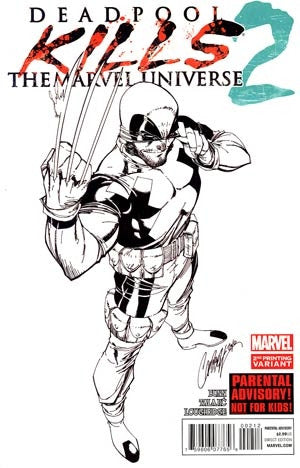 Deadpool Kills The Marvel Universe #2 2nd Ptg Variant Cover