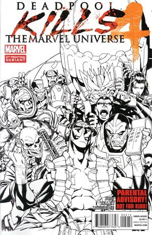 Deadpool Kills The Marvel Universe #4 2nd Ptg Variant Cover