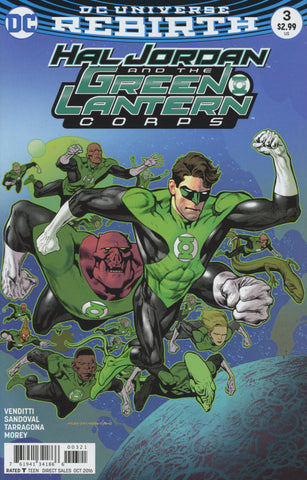 HAL JORDAN & THE GREEN LANTERN COROP #3 COVER B VARIANT NOWLAN