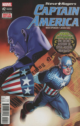 CAPTAIN AMERICA STEVE ROGERS #2 SAIZ 2ND PTG VAR