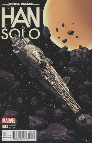 STAR WARS HAN SOLO #3 (OF 5) MILLENNIUM FALCON VAR