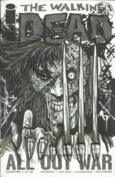 Walking Dead # 115 Original Sketch By Shannon Ritchie