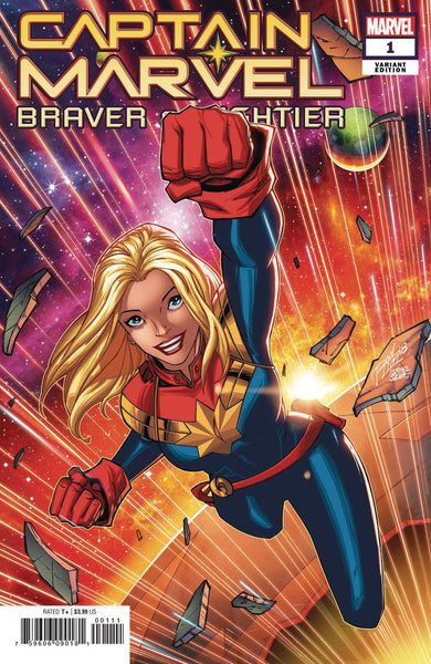 CAPTAIN MARVEL BRAVER & MIGHTIER #1 LIM VAR